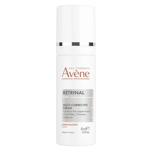 Avene Retrinal 0.05% Multi-Corrective Cream on white background