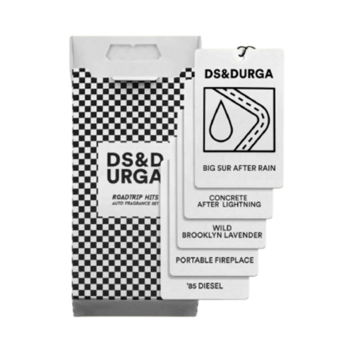D.S. & Durga Road Trip Hits (Auto Fragrances), 5 pieces D.S. & Durga Road Trip Hits (Auto Fragrances) on white background