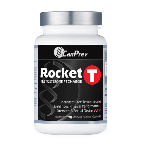 CanPrev Rocket T Testosterone Recharge, 90 capsules