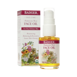 Rose Face Oil (Delicate Skin) on white background