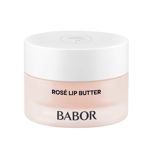 Babor Rose Lip Butter on white background