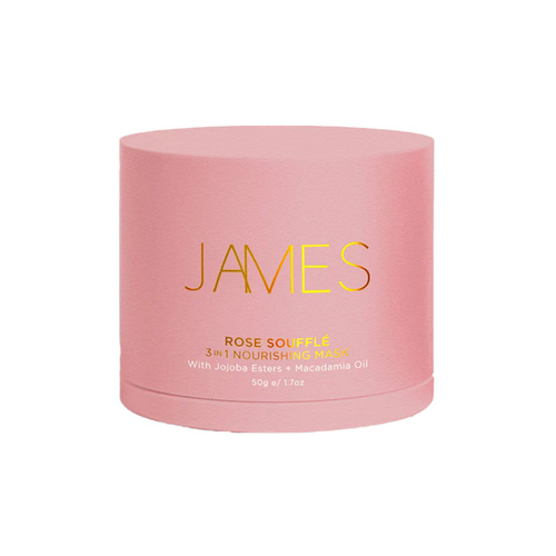 James Cosmetics Rose Souffle 3 in 1 Nourishing Mask on white background