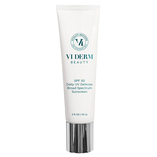 VI Derm Beauty SPF 50 Daily UV Defense Broad Spectrum Sunscreen on white background