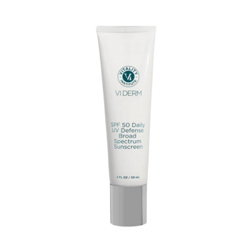 VI Derm Beauty SPF 50 Daily UV Defense Broad Spectrum Sunscreen on white background
