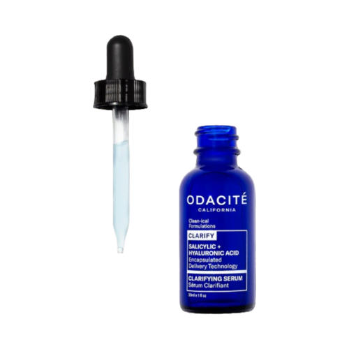 Odacite Salicylic + Hyaluronic Acid Clarifying Serum on white background