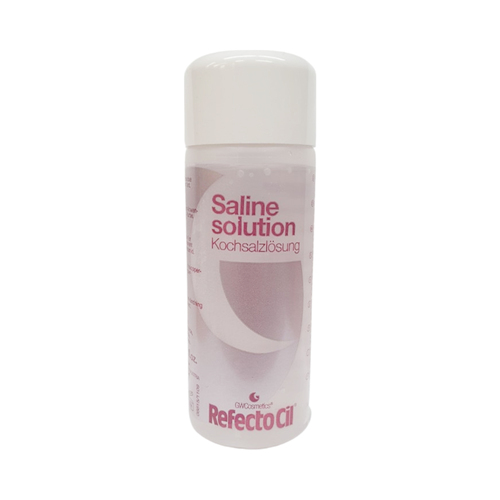 RefectoCil Saline Solution on white background