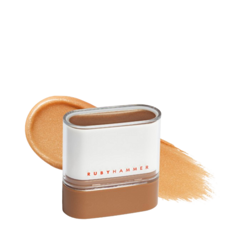 Ruby Hammer Cheek Color - Bronze on white background