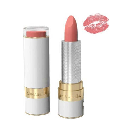 Mirabella Sealed With a Kiss Lipstick - Barely Beige on white background