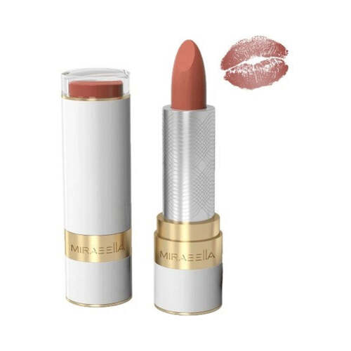 Mirabella Sealed With a Kiss Lipstick - Barely Beige on white background