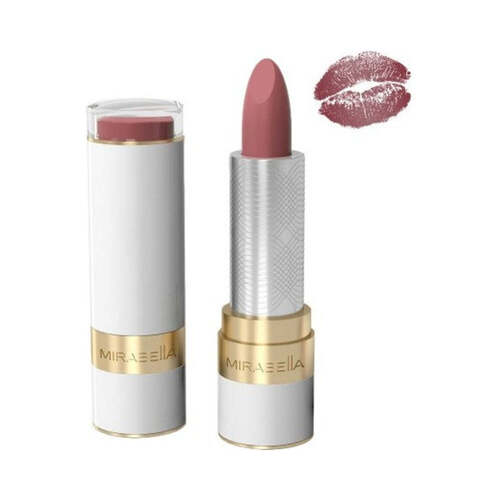 Mirabella Sealed With a Kiss Lipstick - Barely Beige on white background