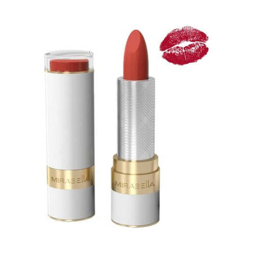 Mirabella Sealed With a Kiss Lipstick - Barely Beige on white background