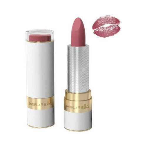 Mirabella Sealed With a Kiss Lipstick - Barely Beige on white background