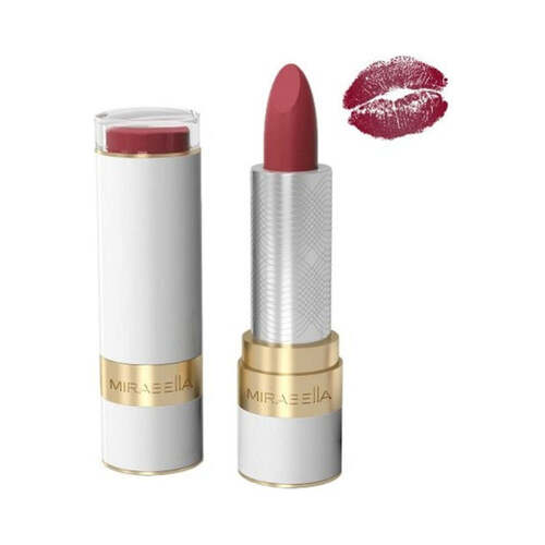 Mirabella Sealed With a Kiss Lipstick - Barely Beige on white background