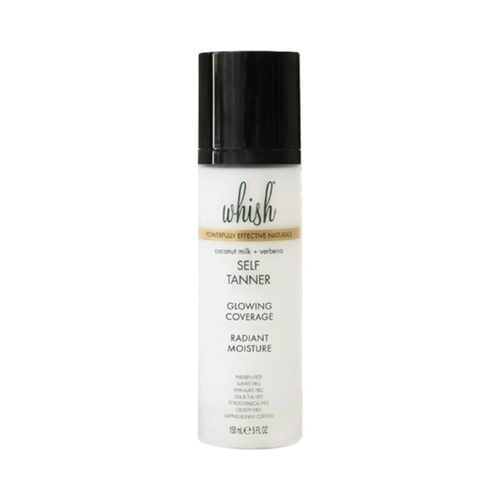 Whish Self Tanner - Coconut Milk + Verbena on white background