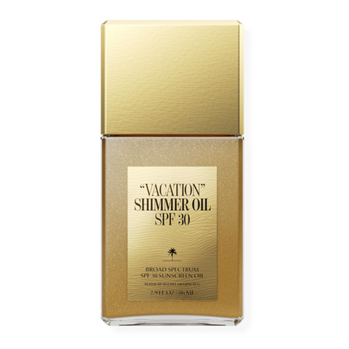 Vacation Shimmer Oil SPF 30 on white background