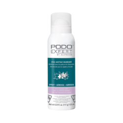 Shoe and Foot Deodorant Spray on white background
