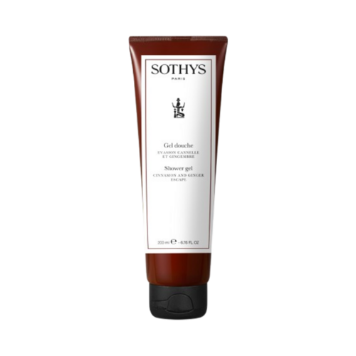 Sothys Shower Gel Cinnamon and Ginger on white background