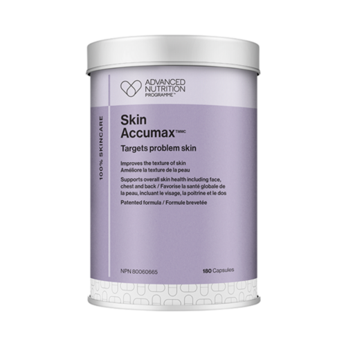 Advanced Nutrition Programme Skin Accumax on white background