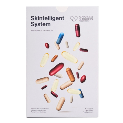 Advanced Nutrition Programme Skintelligent System on white background