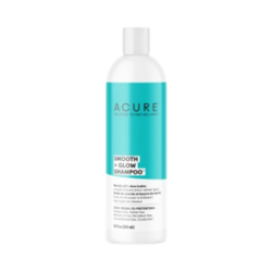 Smooth + Glow Shampoo on white background