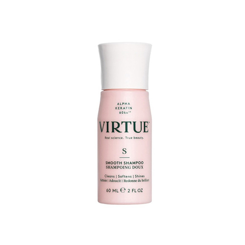 Virtue Smooth Shampoo on white background