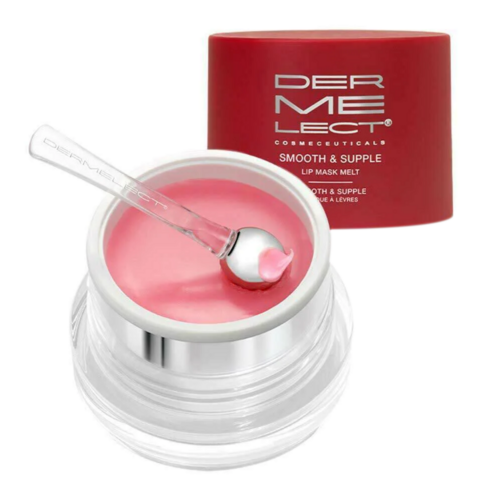 Dermelect Cosmeceuticals Smooth and Supple Lip Mask Melt on white background