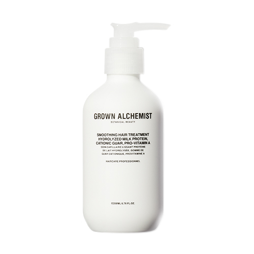 Grown Alchemist Smoothing Hair Treatment - Hydrolyzed Milk Protein Cationic Guar Pro-Vitamin on white background