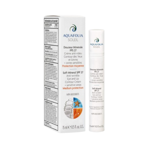 AQUAFOLIA Soft Mineral SPF 27, 15ml/0.51 fl oz AQUAFOLIA Soft Mineral SPF 27 on white background