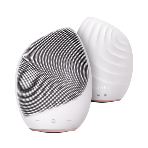 Geske Sonic Facial Brush 5 in 1 - Gray on white background