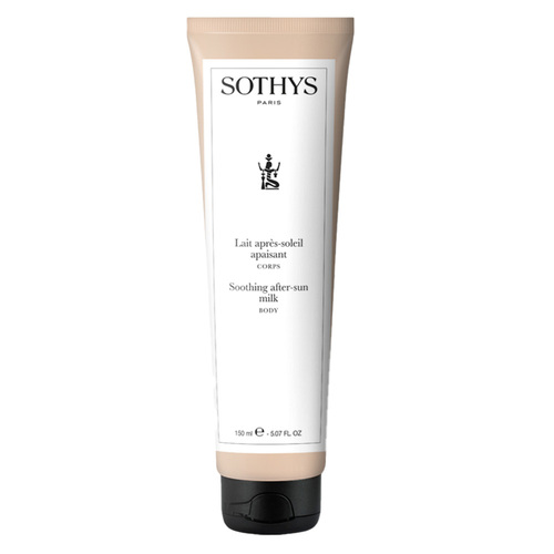 Sothys Soothing After-sun Body Milk on white background