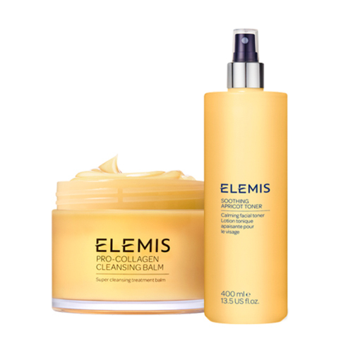 Elemis Soothing Cleanse and Tone on white background