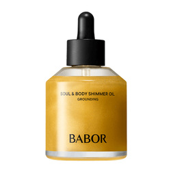 Soul and Body Shimmer Oil Grounding on white background