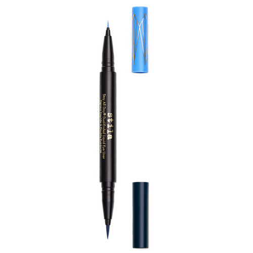 Stila Stay All Day Dual-Ended Waterproof Liquid Eye Liner - Dark Brown on white background