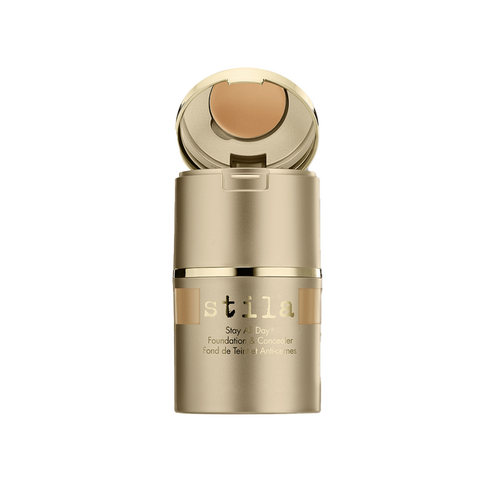 Stila Stay All Day Foundation and Concealer - Almond 11 on white background