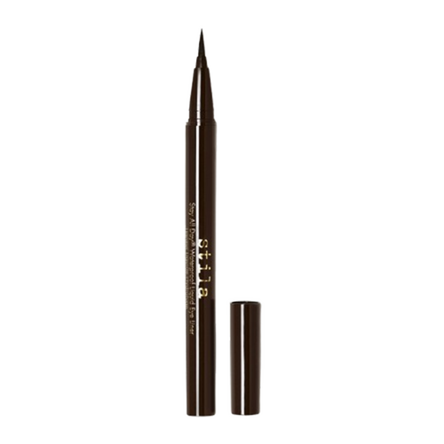 Stila Stay All Day Waterproof Liquid Eye Liner - Dark Brown (Rich Chocolate) on white background