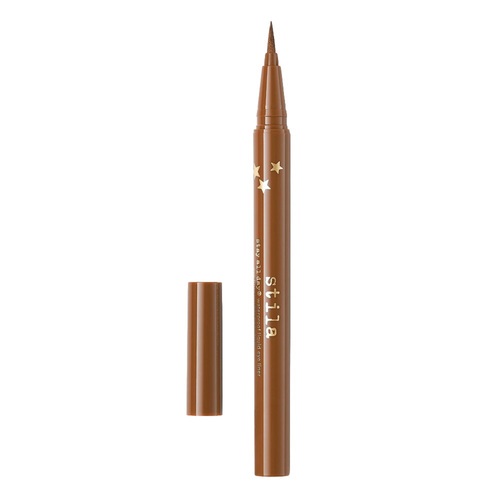 Stila Stay All Day Waterproof Liquid Eye Liner - Dark Brown (Rich Chocolate) on white background