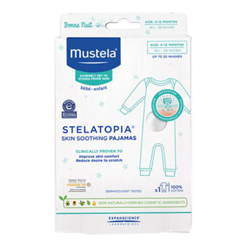 Mustela Stelatopia Skin Smoothing Pajamas - Size 6-12 Months, 1 piece