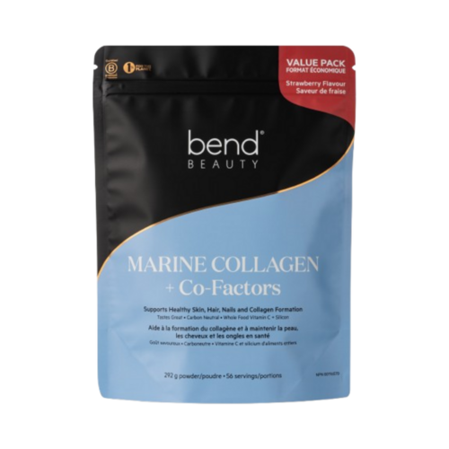 Bend Beauty Strawberry Marine Collagen + Co-Factors on white background