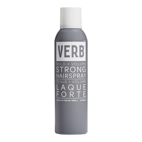 Verb Strong Hairspray on white background