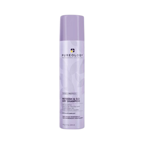 Pureology Style + Protect Refresh and Go Dry Shampoo on white background
