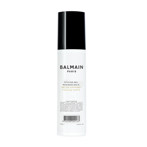 BALMAIN Paris Hair Couture Styling Gel Maximum Hold on white background