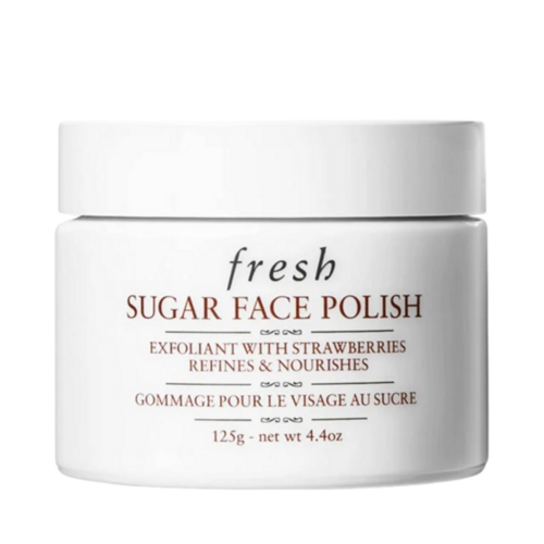 Fresh Sugar Face Polish Exfoliator on white background