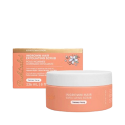 Summer Vacay Exfoliating Scrub Ingrown Hair on white background