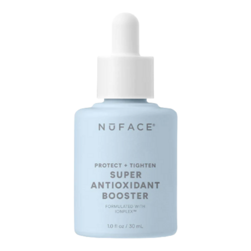 NuFace Super Antioxidant Booster Serum on white background