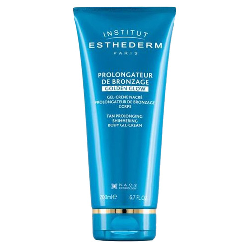 Institut Esthederm Tan Prolonging Shimmering Body Gel-Cream on white background