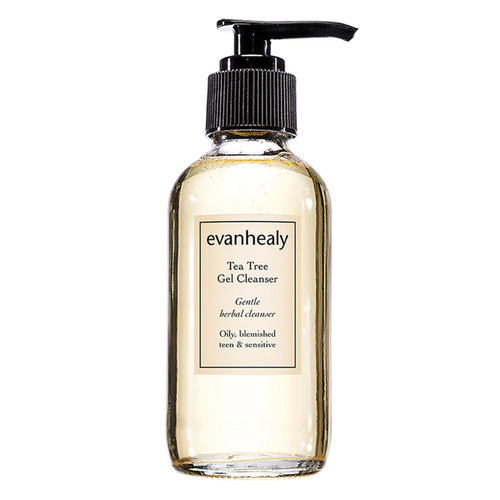 Evanhealy Tea Tree Gel Cleanser on white background