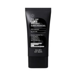 The One SPF50 Invisible Sunscreen Gel on white background