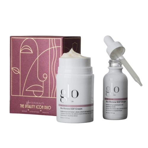 Glo Skin Beauty The Vitality Icon Duo Holiday Kit, 1 set Glo Skin Beauty The Vitality Icon Duo Holiday Kit on white background