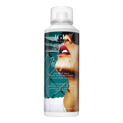 IGK Hair Thirsty Girl Coconut Milk Leave-In Conditioner on white background