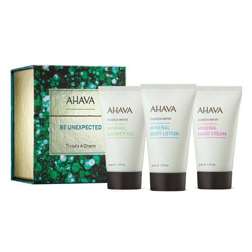 Ahava Threes A Charm Gift Set Trio on white background